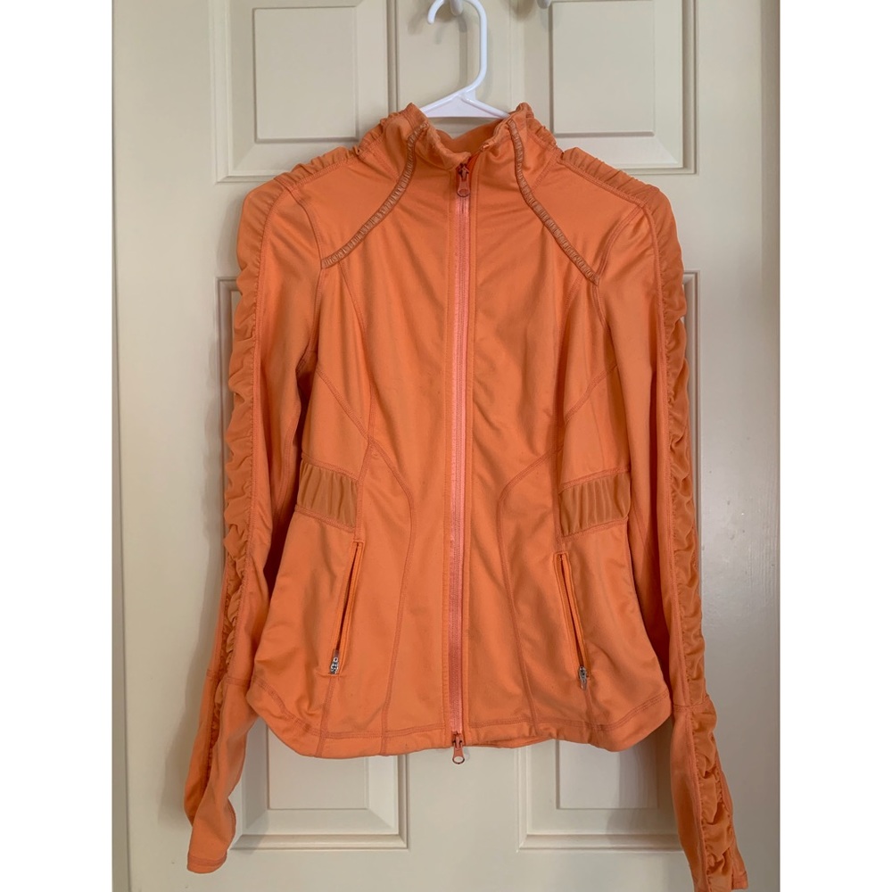 Orange Zella Zip Up